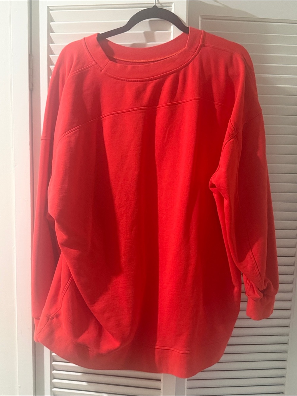 lululemon Red Embossed Logo Pullover - Picture 3 of 3